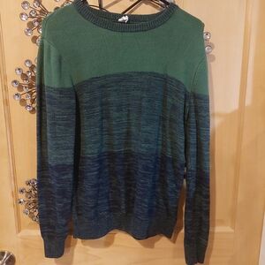 Kids' Green and Blue Sweater